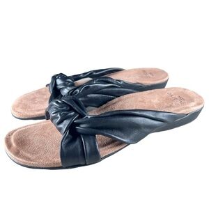 Earth origins  Belder Billi black leather confortable sandals 8.5